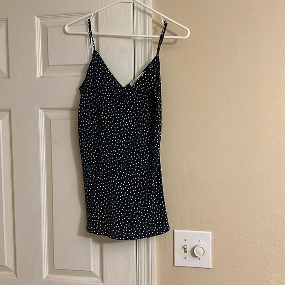 FRAME Polka Dot Silk Spaghetti Strap - Picture 1 of 4